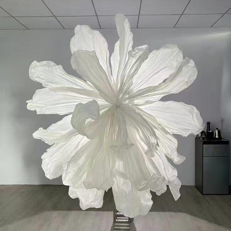 褶皱纸花婚庆大型纸花婚礼背景美塑花装饰婚庆橱窗摄影布置道具