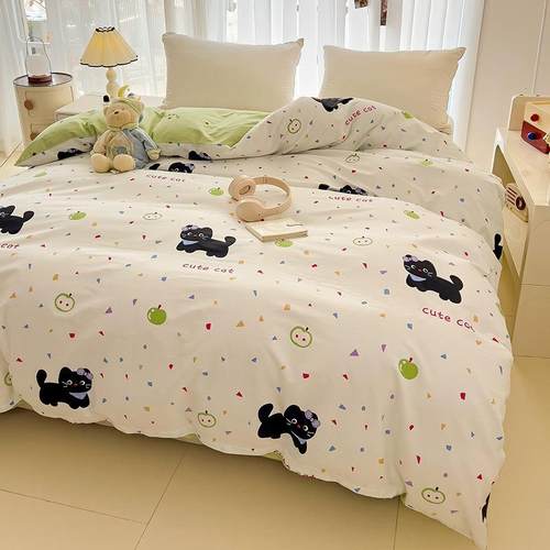 纯棉单件150x20床0x230全棉单被罩1EZ80x200双单套人学生宿舍被被