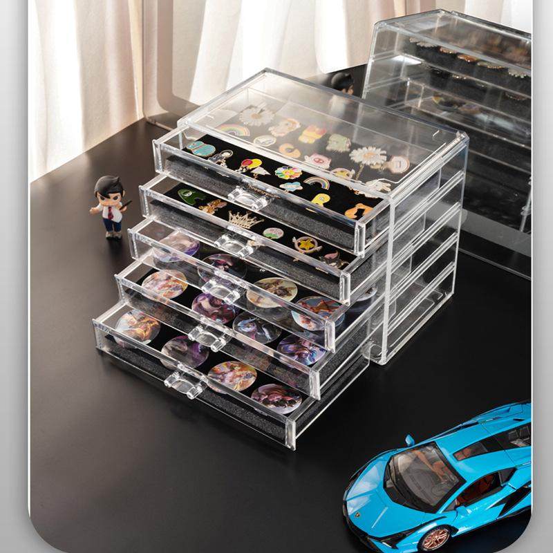 徽章收纳盒透明防尘奖章勋章胸针展示框首饰收纳整理盒子奖牌,收纳整理,首饰盒,淘宝优惠券,粉丝福利购,淘宝优惠卷