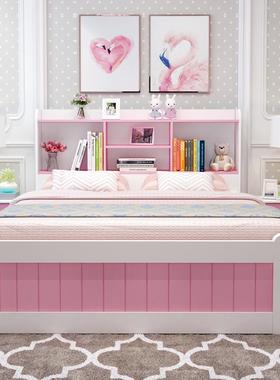 实木简约儿1.HDJ-05122单人床公主童床15组女孩学生床.多功能合男