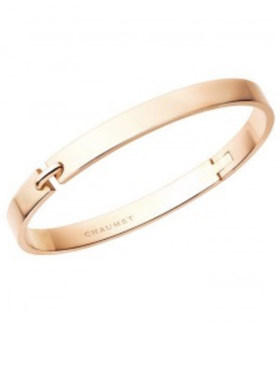 99新Chaumet/尚美Liens缘系一生18K玫瑰金宽版手镯女款