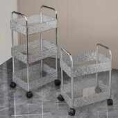 置物架卧室家用客厅小推车厨房收纳架卫生间浴室落地多层架子