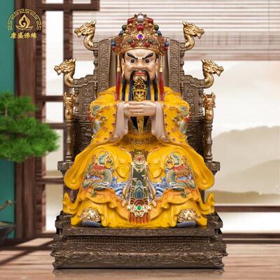 树脂五爷佛像供奉五台山龙五爷摆件家用广济龙王像体真身招财神像