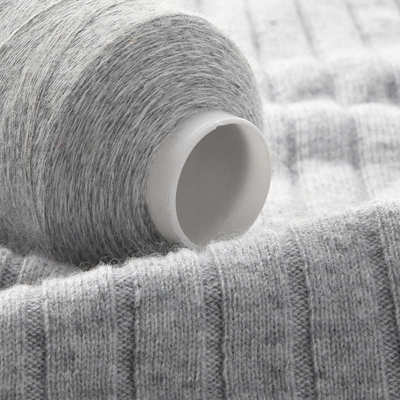 厂家批发鄂尔帝尊100纯山羊绒线 纯羊绒纱线粗纺26S/2机织线毛线