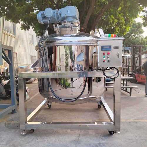 不锈钢液体搅拌罐反应釜电加热日化烟油洗发水膏体粉料乳化真空厂