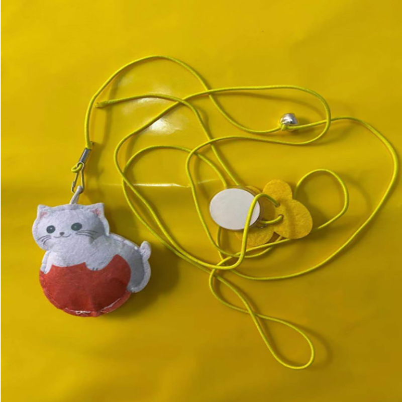 猫玩具自嗨解闷荡秋千挂门悬挂弹力羽毛逗猫棒铃铛小老鼠猫咪用品