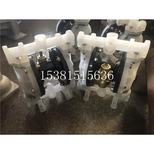 气动隔膜泵QBK15/25/40/50/65/80/100工程塑料PP配F46膜片泵