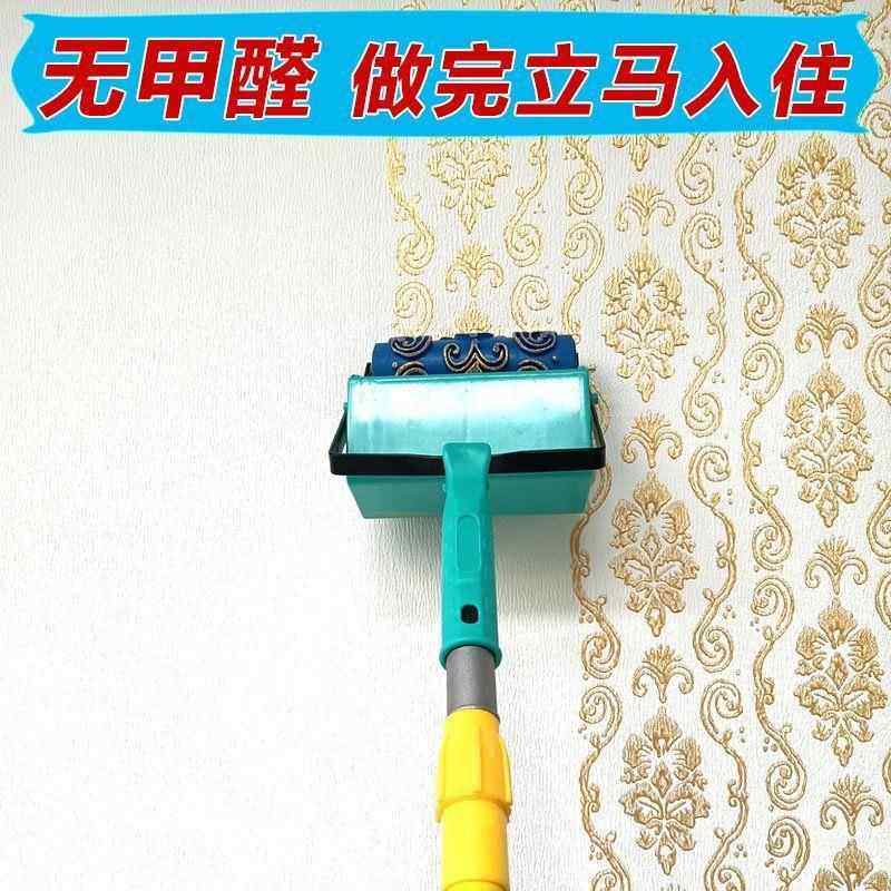 印花滚筒刷墙具面印花机花液体印壁纸滚筒术艺涂料工大VAW全刷墙