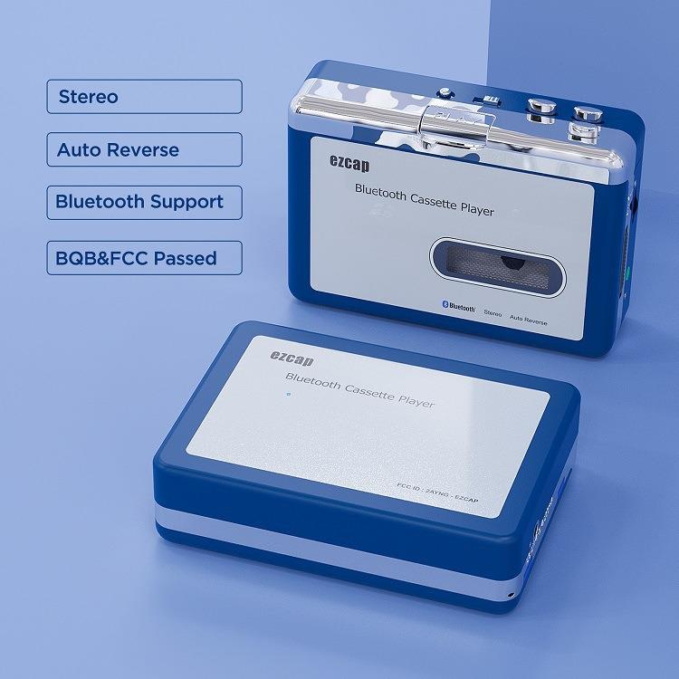 ezcap215蓝牙磁带随声听卡带机录音机英语磁带机支持蓝牙音响