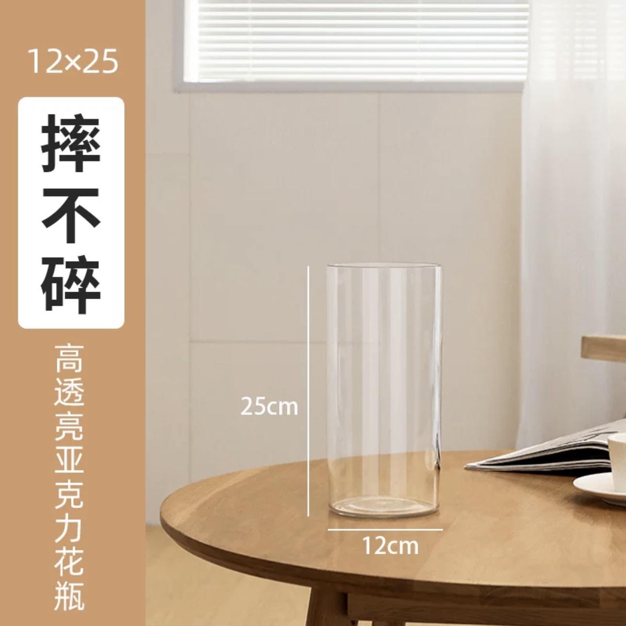 亚克力富贵竹工厂直销透明花瓶图片