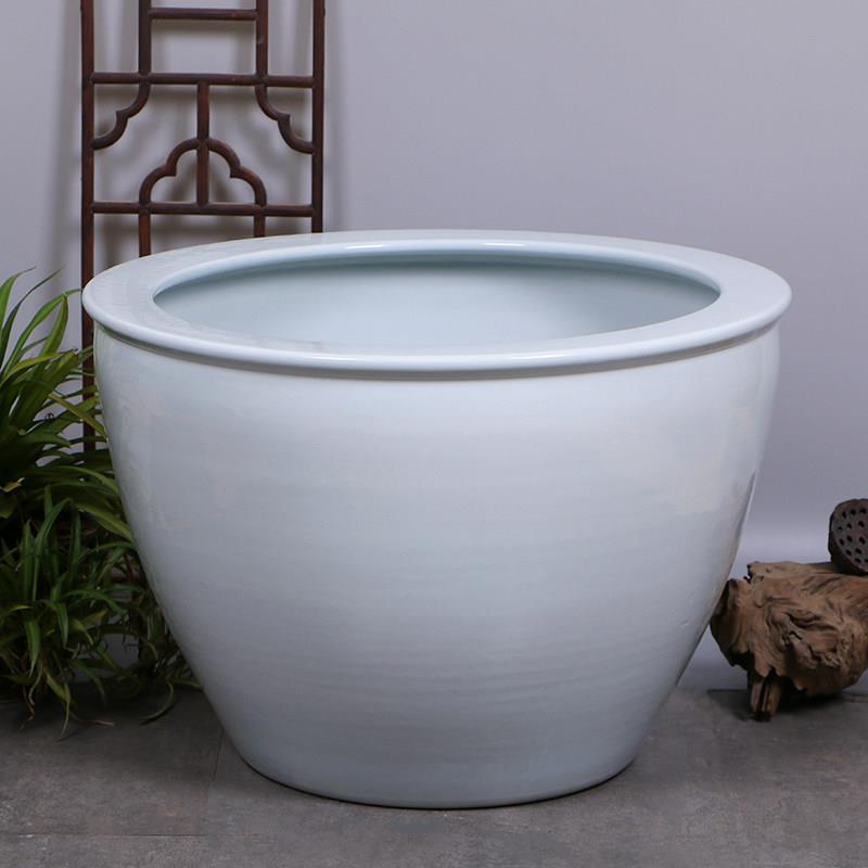 景德镇陶瓷大缸大号花盆碗莲睡莲荷花缸乌龟缸养金鱼水缸种铁树盆