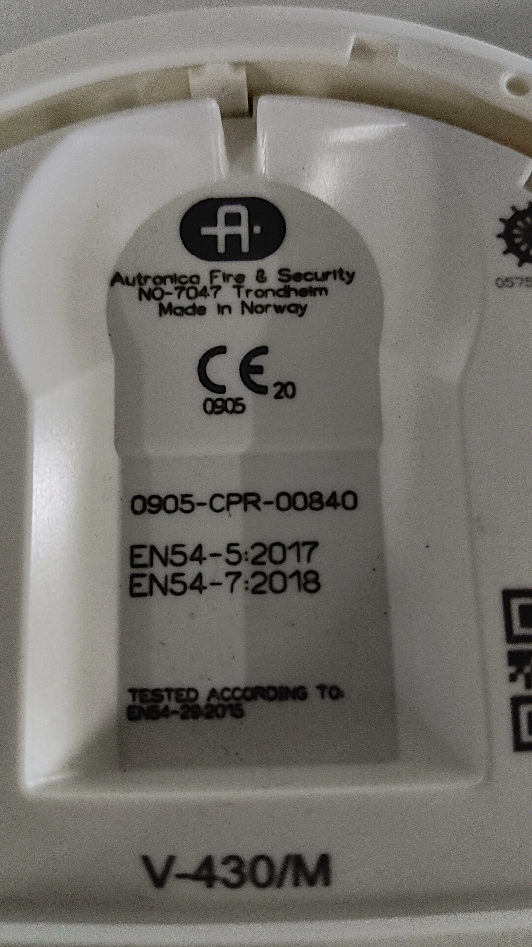 Autronica V-430/M 火警探头 全新现货议价