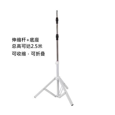 夜市灯落地支架摆摊灯伸缩架子地摊灯支架不锈钢三脚架底座出摊