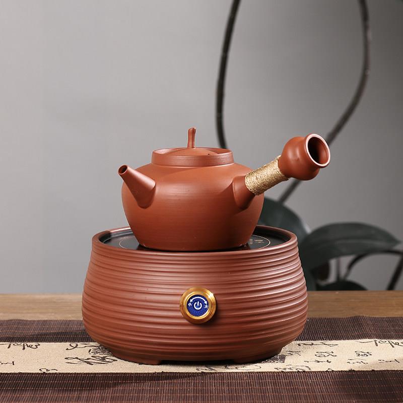 【壶里壶涂】潮州砂铫烧水小型茶具如意砂铫壶陶壶煮水煮茶壶陶瓷
