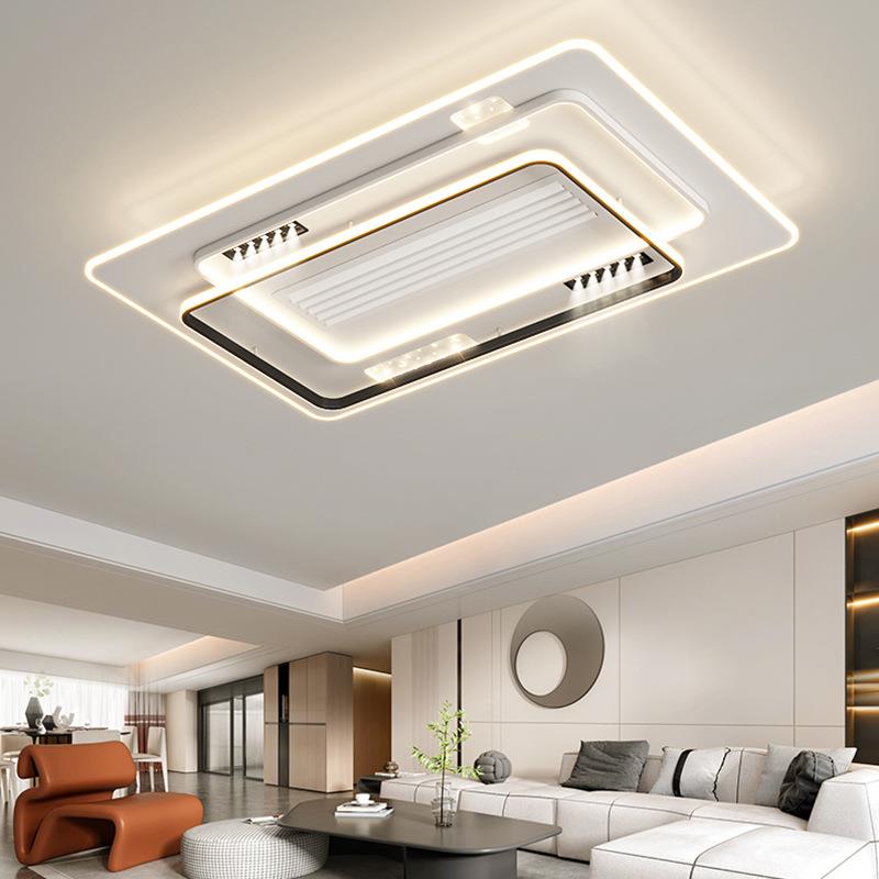 现简无品牌/约冷叶暖调节无风扇代灯客厅灯能调节风扇一体灯卧室