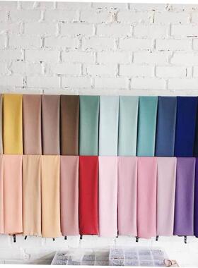 54color solid color chiffon long scarf headscarf Shawl Scarf