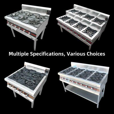 商业不锈钢陶罐炉4680眼炉天然气炉多头砂锅米粉炉多孔炉