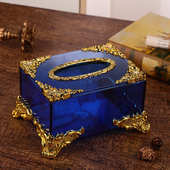 新款 大号雕花家用纸盒 复古创意抽纸盒餐厅厂家盒纸巾高档抽欧式