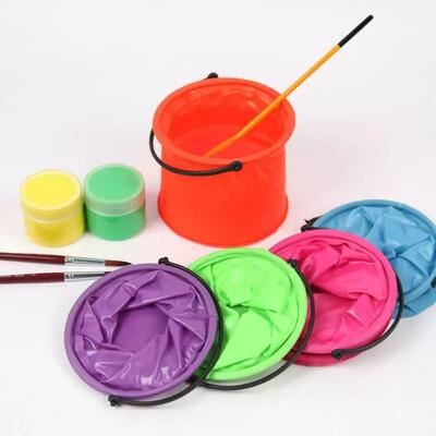 Art Supply Multi-functional Collapsible Water Bucket for Acr