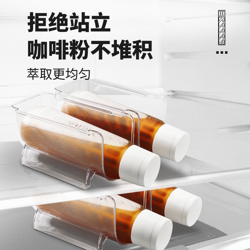 冷萃壶咖啡冷萃杯躺平冷泡瓶冷翠瓶子冰滴过滤杯茶壶冷萃瓶冷泡壶