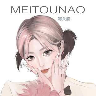 M精致韩系手绘头像定制约稿卡通情侣定制插画宠物真人物照片设计