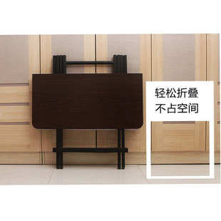 可折叠四方桌子正方形吃饭家用方桌80x80小餐桌2人饭桌70cm摆姜茶