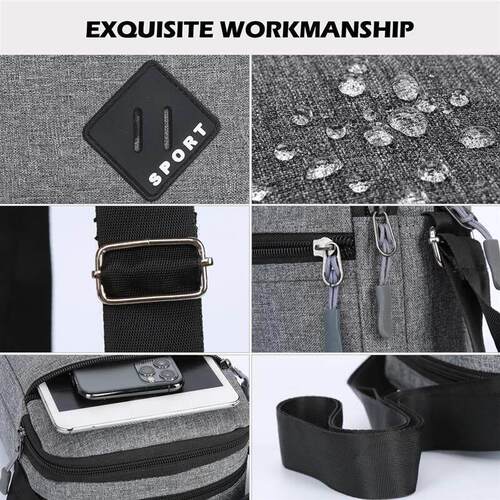 Mens Messenger Bag Crossbody Shoulder Bags Men Small Sling