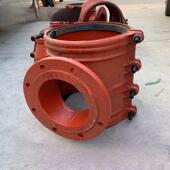 哈夫节马鞍三通PE管道抢修快速接头法兰式 开边增接口变径分水