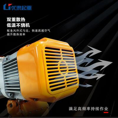 葫芦B2吨5吨HHB鬼头环链电动动葫芦电80V220V运行式车间起重运行
