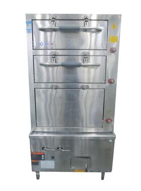 三门海鲜蒸柜容量大蒸汽足用时短分层蒸煮饭店三门蒸柜