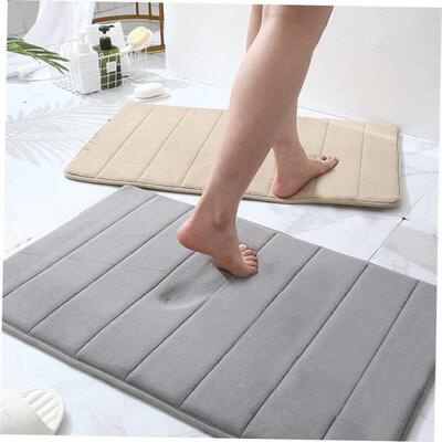 Soft Memory Foam Bath Bathroom Floor Shower Rug Non-slip Mat