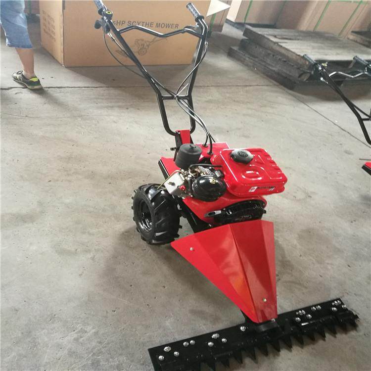 手推式割草机自动行走除草机园林用手扶剪草机视频图片