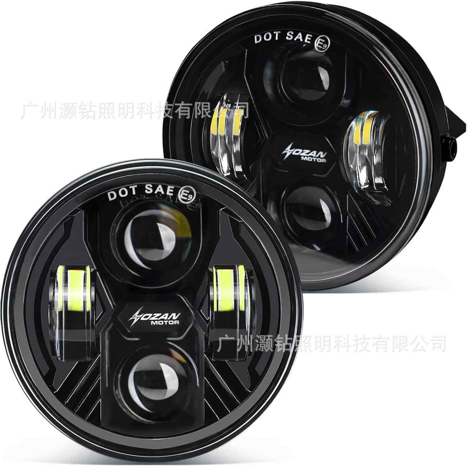 适用福特猛禽F150雾灯06-14款猛禽F150保险杠4.5寸黄