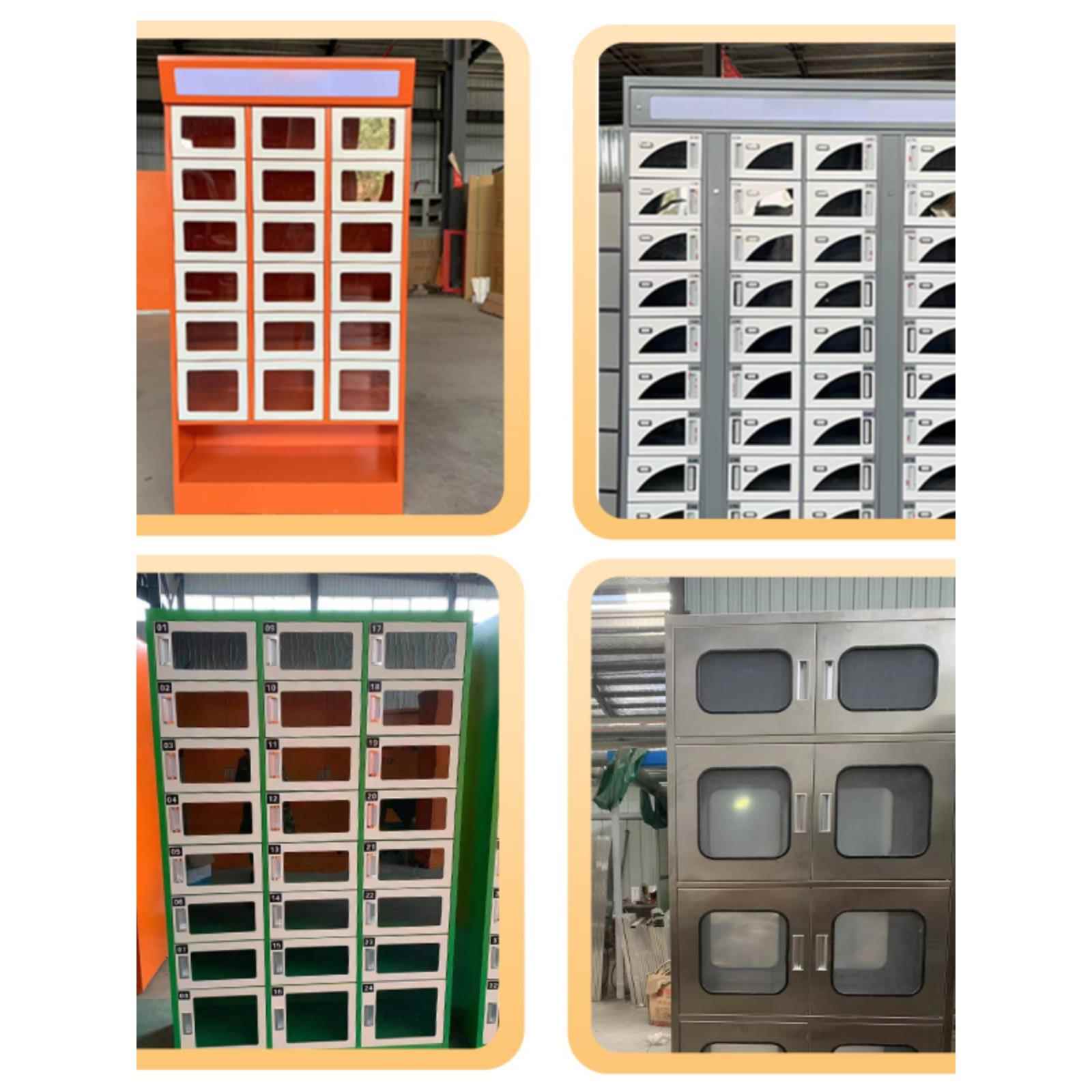 需定制加热取餐柜酒店外卖柜内部员工存放双面存取定制可冷藏智能