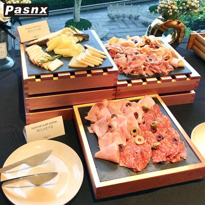 甜品台摆件展示架自助餐桌蛋糕点心木质展示架冷餐会套装茶歇摆台