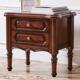 发货 卧室组合整装 美式 实木床头柜储物柜床边柜子简约现代风格