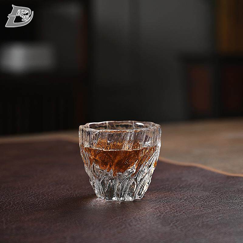 多艺水晶手工茶杯个人专用小茶盏碗主人杯品茗杯耐热琉璃杯