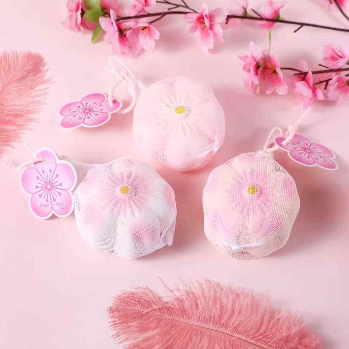 创意解压玩具樱花捏捏乐豆腐球慢回弹减压球发泄神器儿童节日礼物