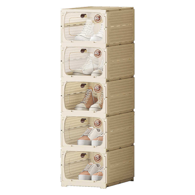 家庭安装鞋子省免塑料盒家用收纳储鞋盒空间鞋柜抽屉式物箱可折叠,收纳整理,鞋子收纳架,淘宝优惠券,粉丝福利购,淘宝优惠卷