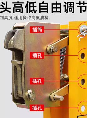 桶夹具车装卸夹油桶器搬运1车000kg重型圆JLC桶鹰叉嘴式起重钳夹