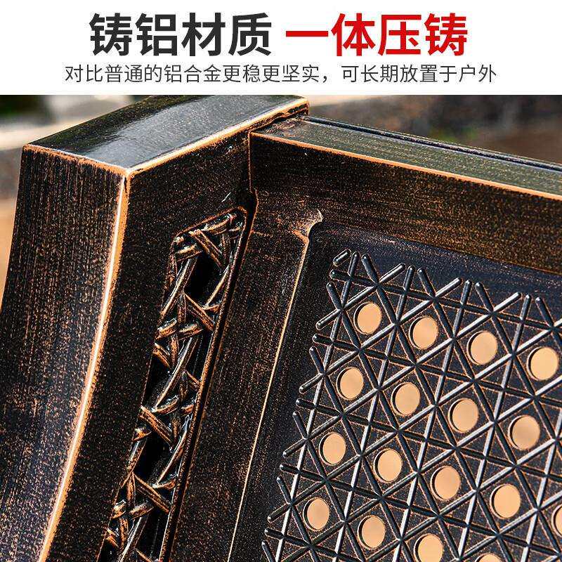 莫 家（MO JIA）莫家北欧铸铝沙发庭院花园别墅露台阳台休闲露天