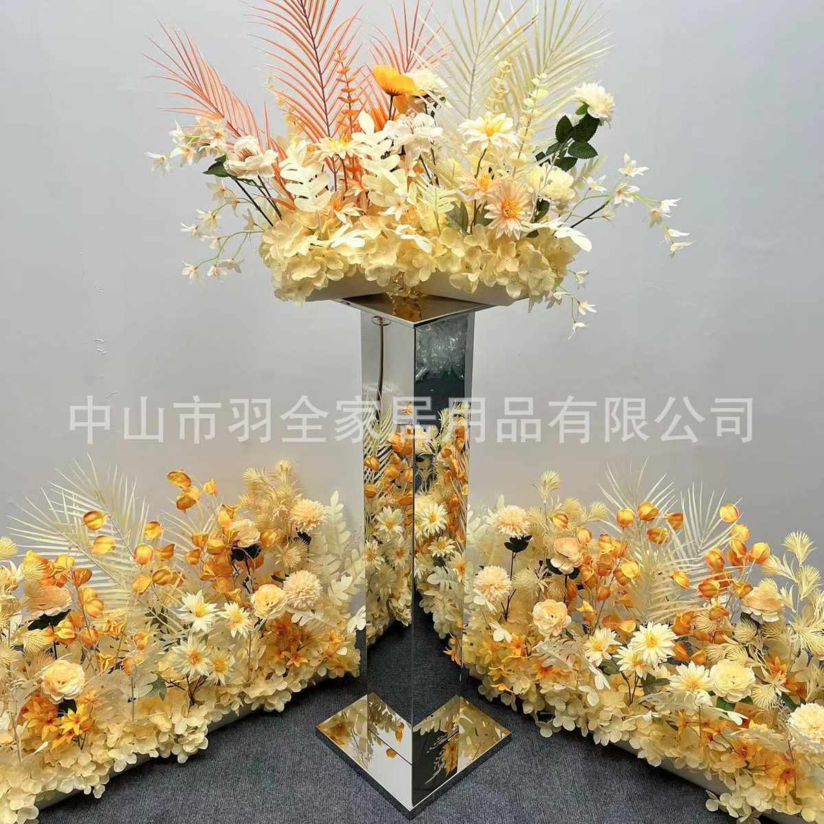 婚庆道具不锈钢路引花架婚礼堂酒店餐桌场地布置道具装饰花架