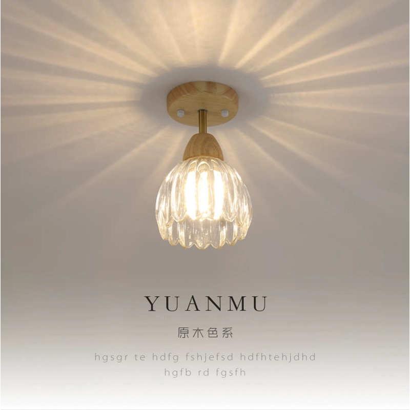氛围原木餐厅衣帽灯玄关床头吧台灯具间过道玻璃北欧入户壁灯吊灯