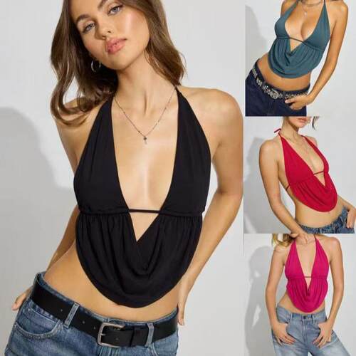 Tie up collar, small suspender, outerwear, vest