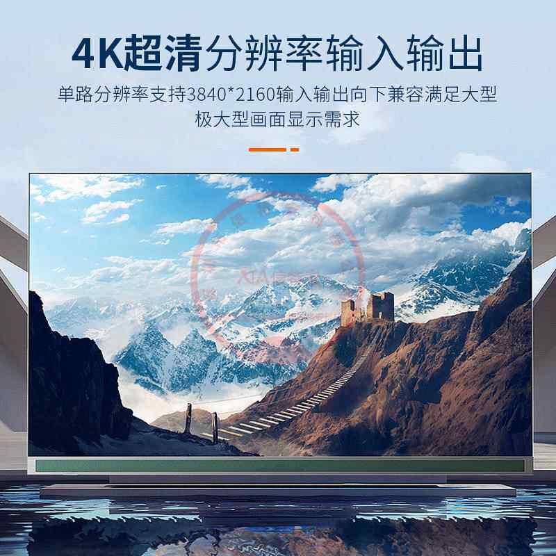 HDMI拼接屏处理48器开窗M漫游阵4K2/缝4进4出视频电视无KV矩切换