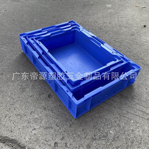 新款直销汽车配件运输物流箱HP汽配周转箱五金车间塑胶箱塑料框承