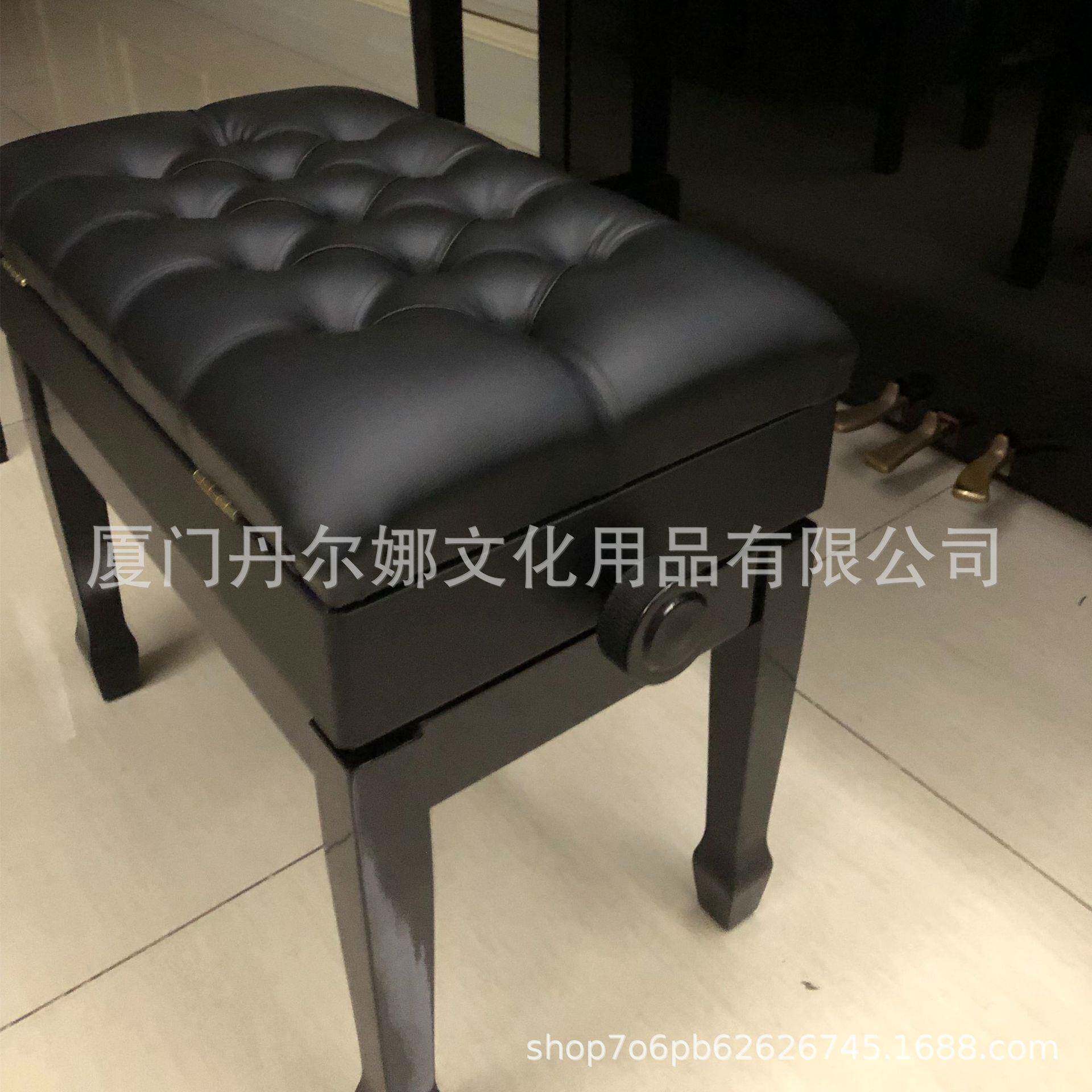 厂家钢琴凳升降单双人带书箱电子钢琴琴凳实木古筝凳儿童可调节钢