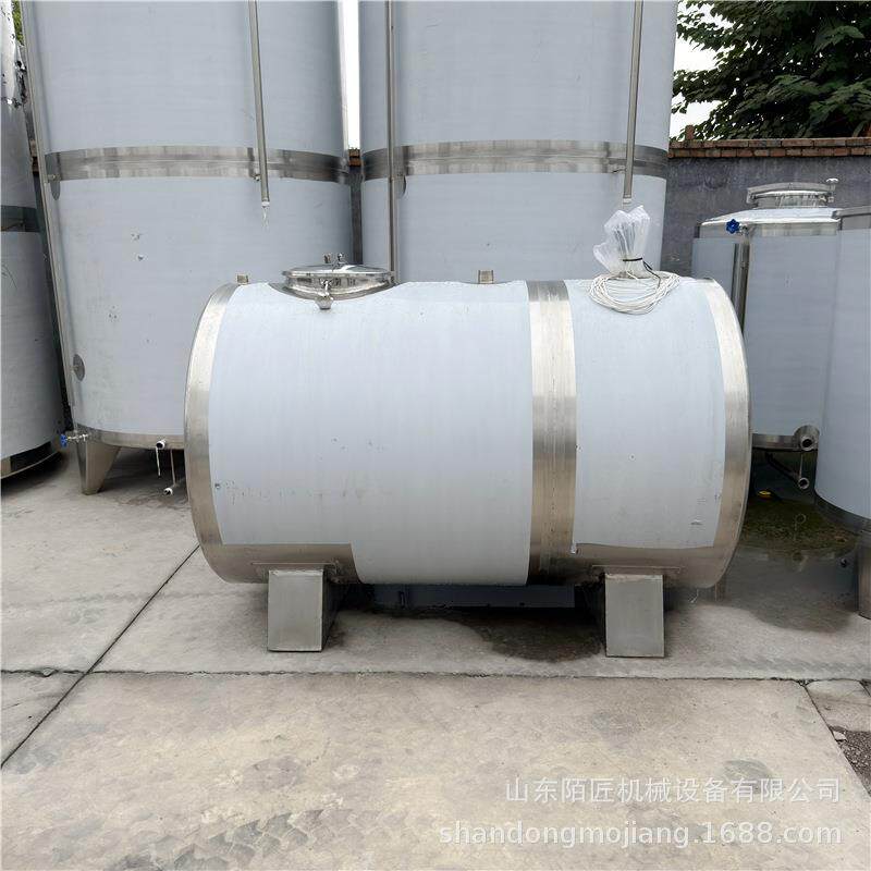 不锈钢甲醇储存罐卧式乙醇酒精储罐厨房燃料储存容器密封