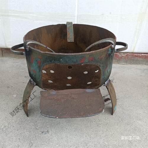 柴火灶农村家用柴火炉灶户外便携防风锅台灶烧柴移动野外材火炉飓