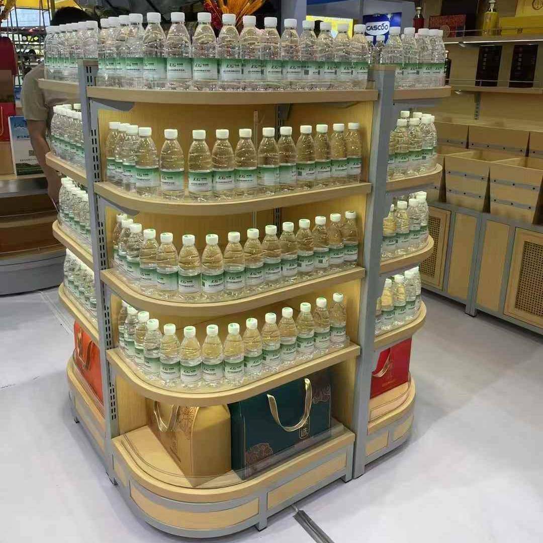 广州货架工厂五金制品现做架钢木架子高端产品大型商超设备